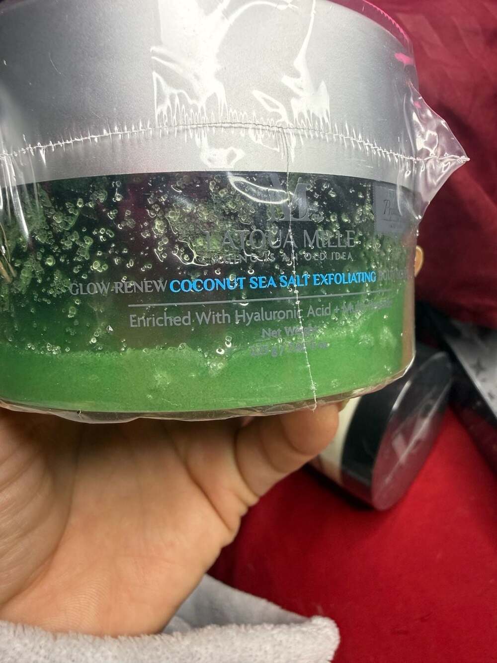 Latoua Mille Glow-Renew Coconut Sea Salt Exfoliating Scrub